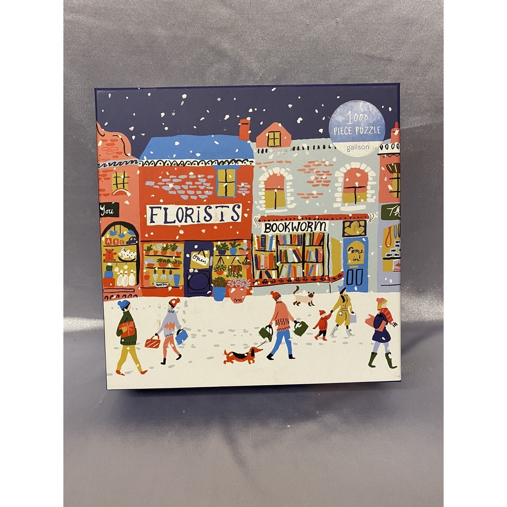 Galison Main Street Village 1000 Piece Puzzle (Jigsaw) New Perfect For Holidays